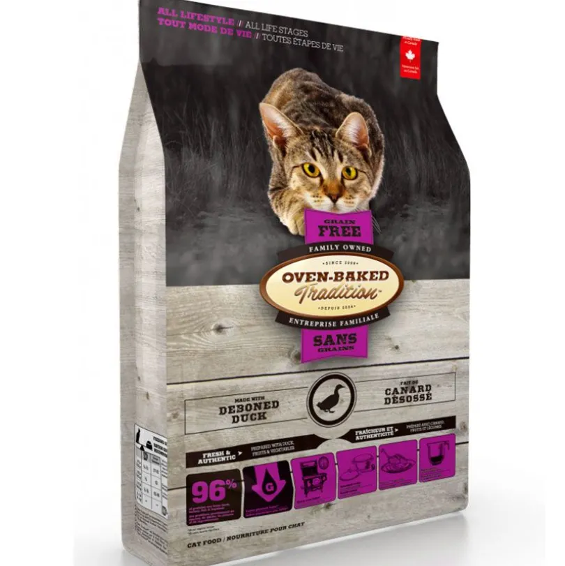 Oven Baked Cat Grain Free Duck 4.54kg