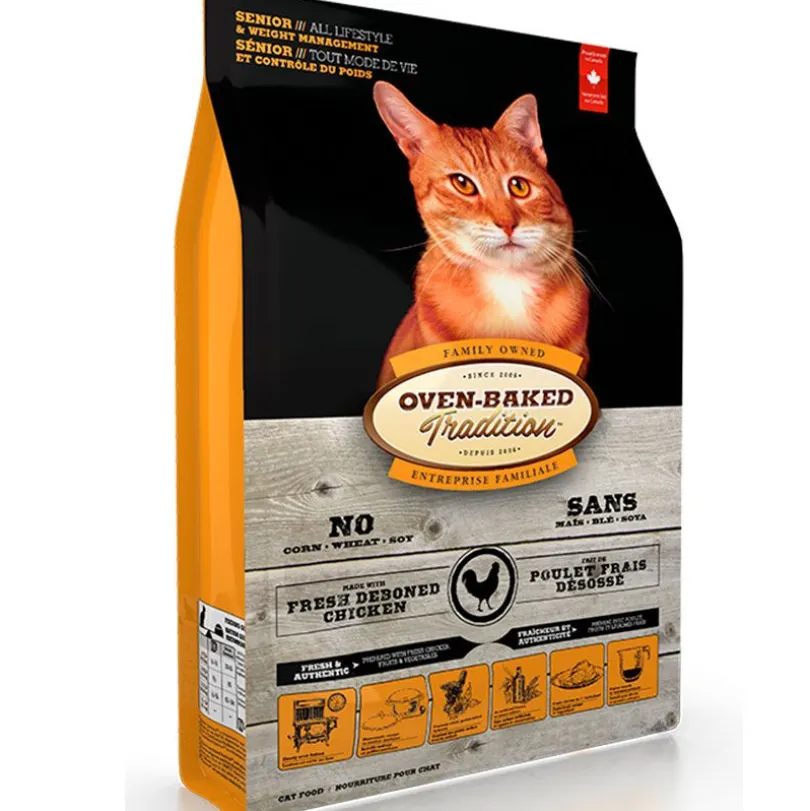 Oven Baked Cat Traditional Senior and Light Chicken 2.27kg
