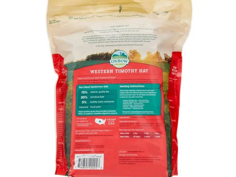 OXBOW WESTERN TIMOTHY GRASS 425gr