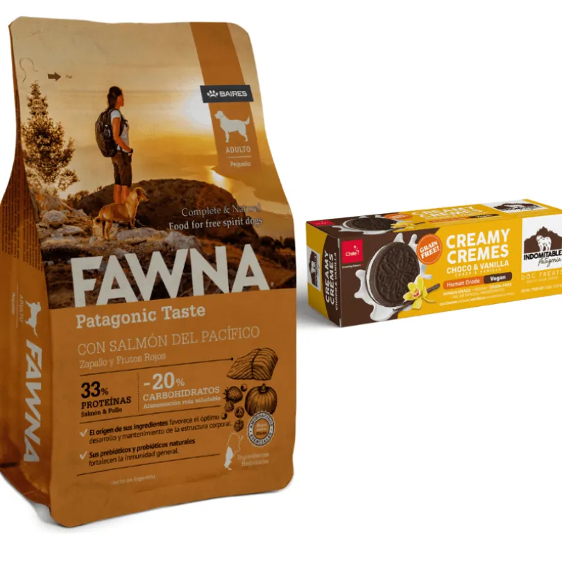 Pack Especial: Fawna Adulto Pequeño 3kg + Galletas Vainilla Indomitable de Regalo
