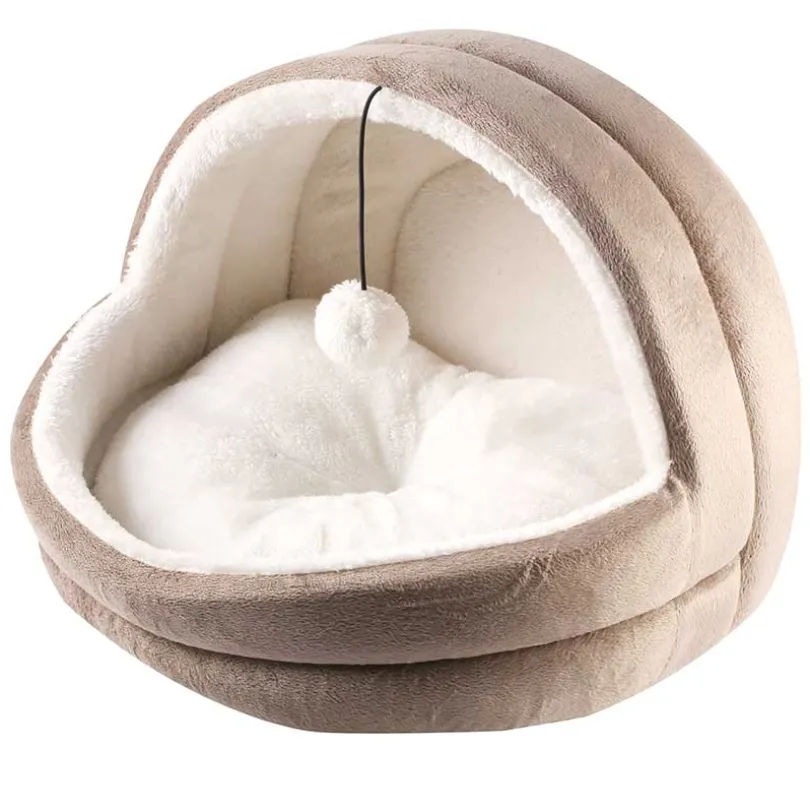Pawise Cama Iglú Color Cafe para Gatos