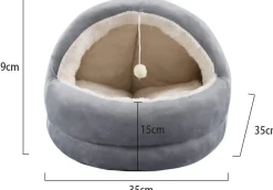 Pawise Cama Iglú Color Cafe para Gatos