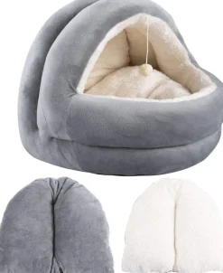 Pawise Cama Iglú Color Gris para Gatos