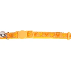 Pawise Collar Gato Color Amarillo y Corazones