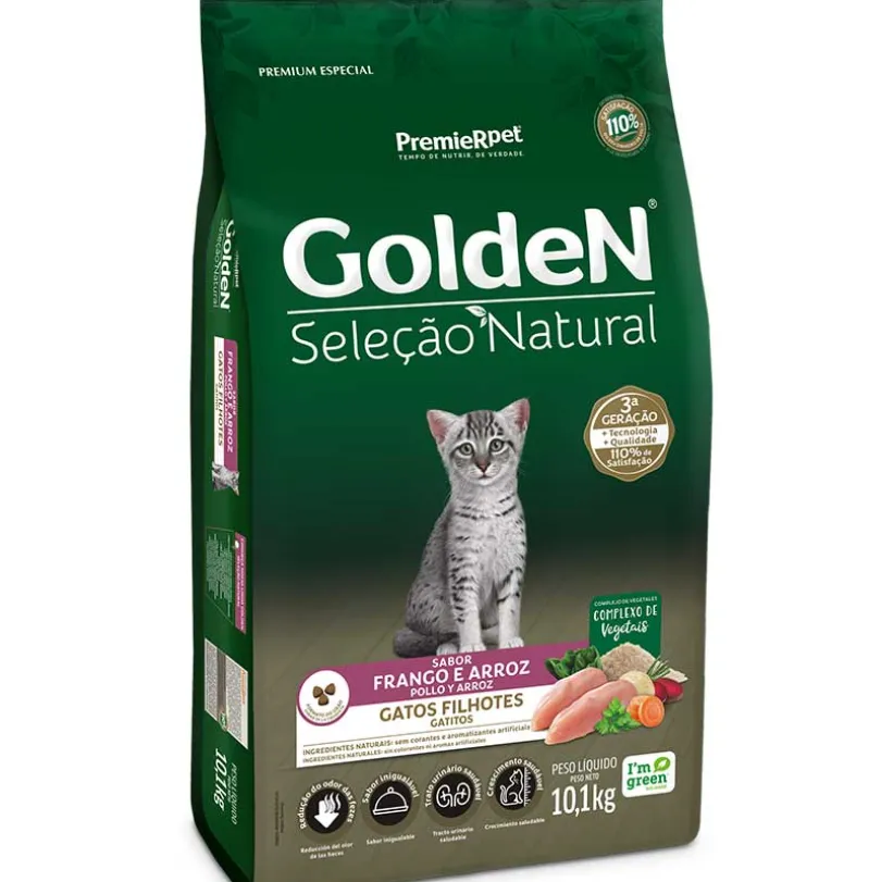 Premier Golden Para Gatitos Sabor Pollo y Arroz 10.1kg