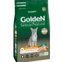 Premier Golden Para Gatos Adultos Sabor Pollo y Arroz 10,1kg