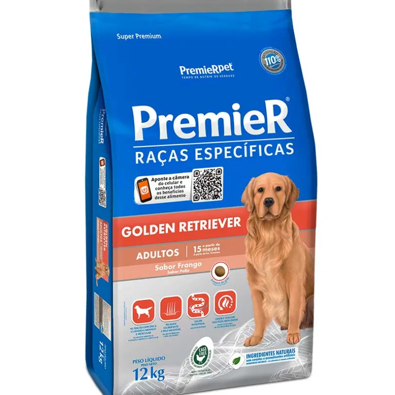 Premier Razas Específicas Golden Retriever Adultos Pollo 12kg