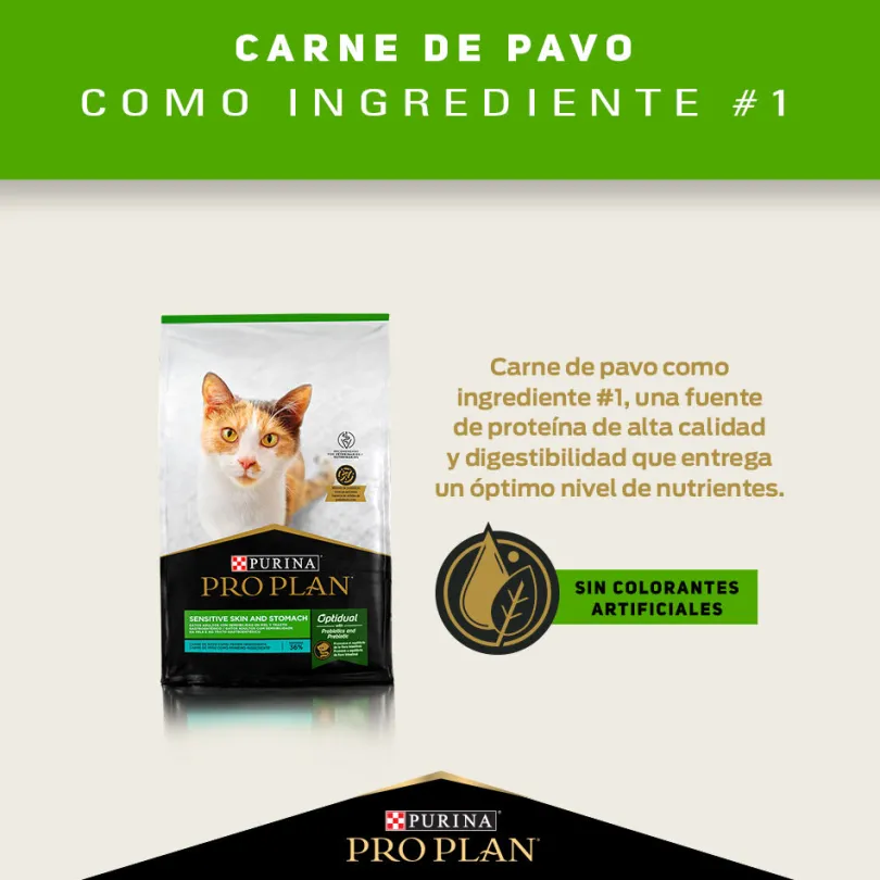 Pro Plan Cat Sensitive Skin and Stomach 3kg