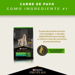 PRO PLAN® Para Perros Sensitive Skin and Stomach Pavo Razas Pequeñas 3kg