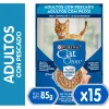 Purina Cat Chow Hydro Adultos Pescado 85gr PACK 15 Unidades
