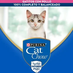 Purina Cat Chow Hydro Gatitos Pollo 85gr PACK 15 Unidades