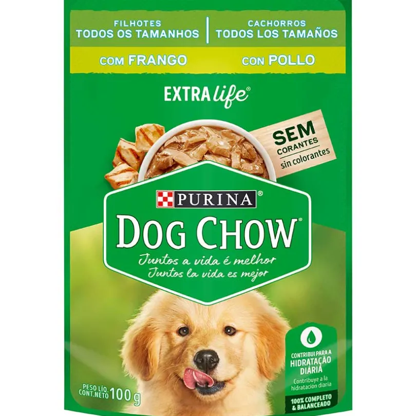 Purina Dog Chow Alimento Húmedo Cachorro Pollo 100gr