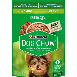 Purina Dog Chow Alimento Húmedo Cachorro Carne 100gr