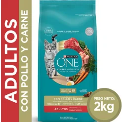 PURINA® ONE® Adulto Pollo y Carne 2kg