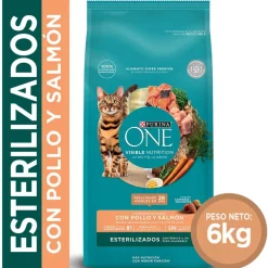 PURINA® ONE® Esterilizado Pollo y Salmón 6kg