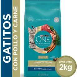 PURINA® ONE® Gatito Pollo y Carne 2kg