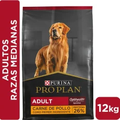 Purina Pro Plan Adult Razas Medianas Con Optihealth 12 kg