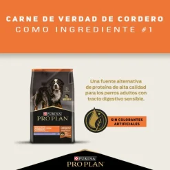 Purina Pro Plan Adult Sensitive Skin Cordero Con Optiderma 12kg