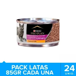Purina Pro Plan Cat Urinary Lata 85gr Pack 24 Unidades