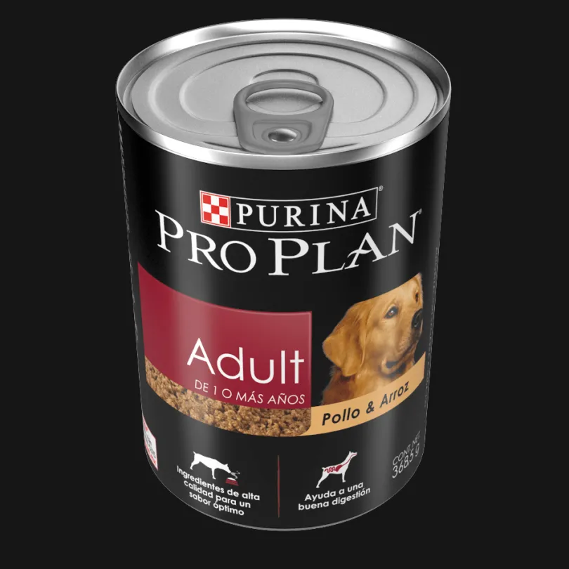 Purina Pro Plan Perro Adulto Lata 368.5gr Pack 5 unidades
