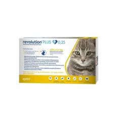 Revolution Plus para gatos 0.25ml (1,25 a 2,5 kg)