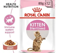 Royal Canin Cat Kitten Sterilized Pouch 85gr x 12 unidades