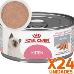 Royal Canin Latas Gatito Kitten Pate Pack 24 Unidades