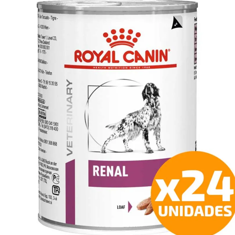 Royal Canin Latas Vet Diet Canine Renal Support x 24 Unidades