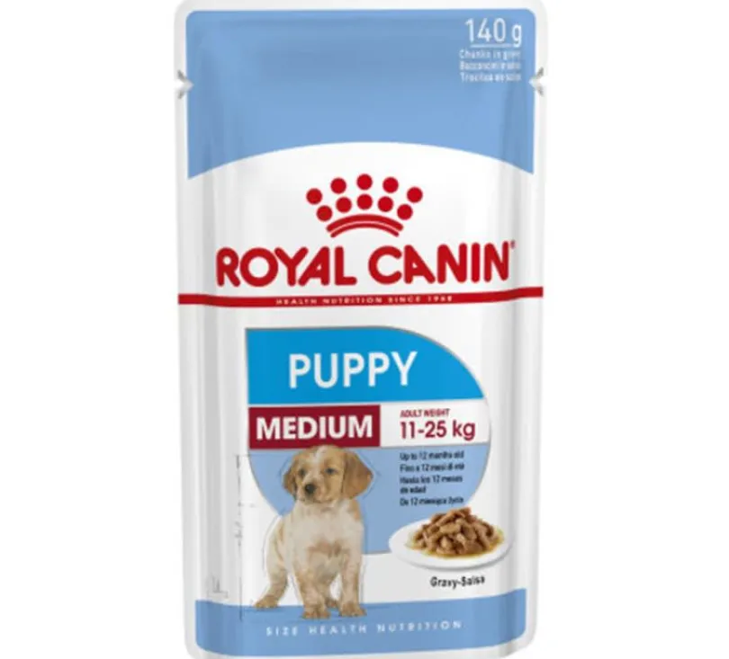 Royal Canin Medium Puppy Pouch 140gr