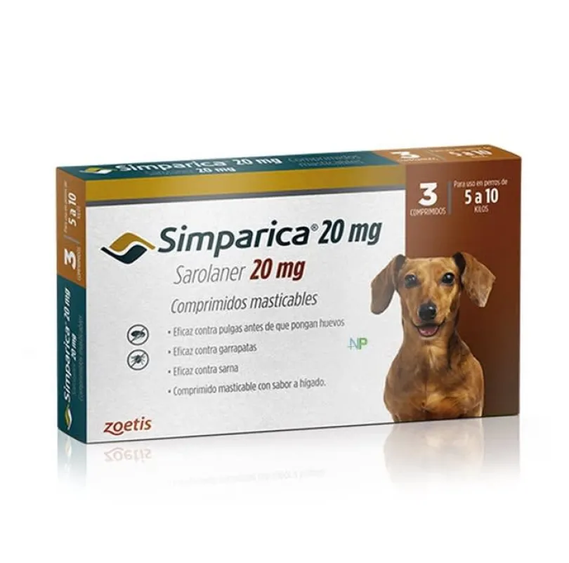 Simparica 5 a 10kg 3 Comprimidos