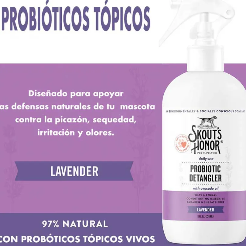 Skouts Honor Desenredante Lavanda 236 mL