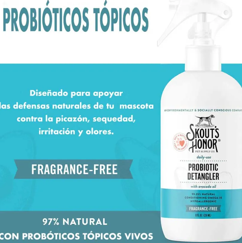 Skouts Honor Desenredante Sin Perfume 236 mL