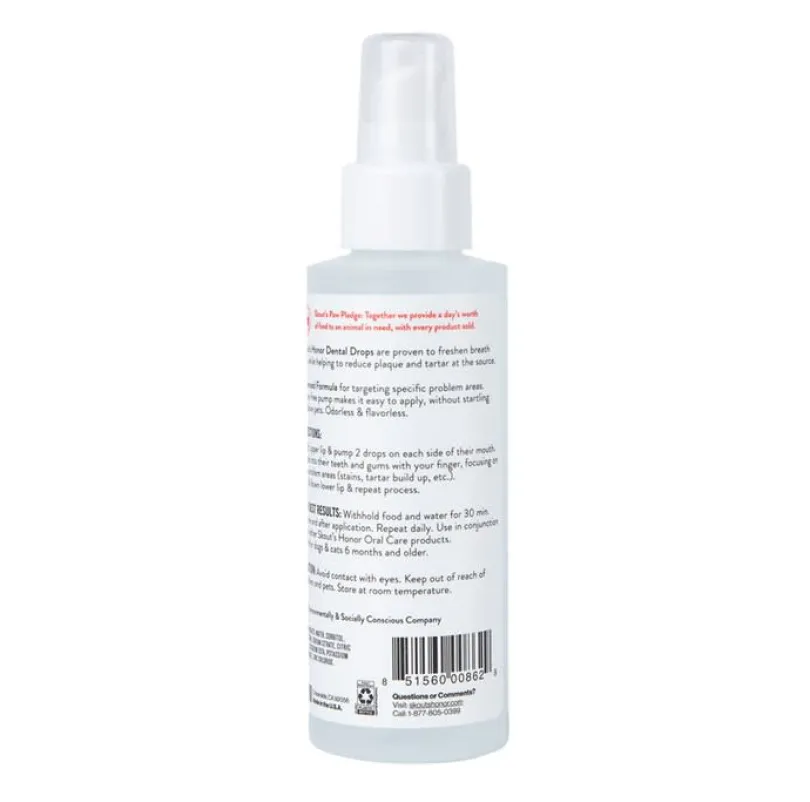 Skout's Honor Gotas para Cuidado Dental 118 ml
