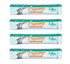 SNACK GATO FELLINI CREAMY CANGREJO Y ATÚN 60 gr