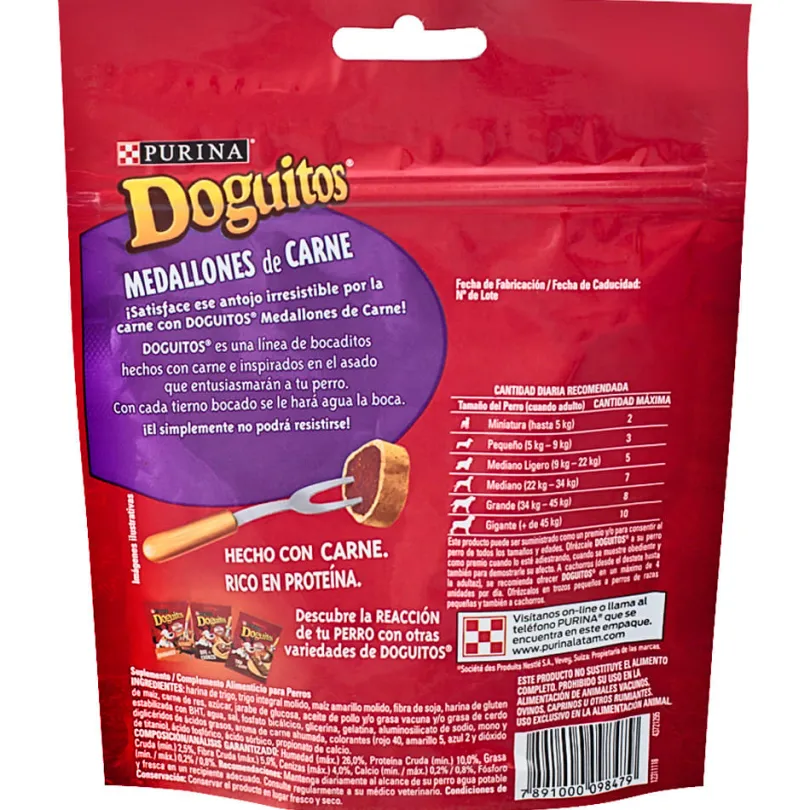 Snacks para perros DOGUITOS® Medallones de carne 65gr
