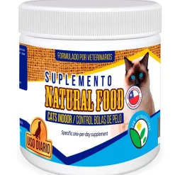 Suplemento Natural Food Cats Indoor Control Bolas de Pelo 150 gr