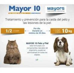 Suplemento nutricional MAYOR 10 pelo y piel 30 comp