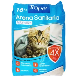 Traper Arena Sanitaria Aglutinante 18kg