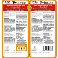 Twin Packs Dog Pollo Vegetales y Carne 80gr