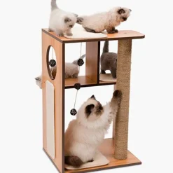 Vesper Box Large Walnut Rascador para Gatos