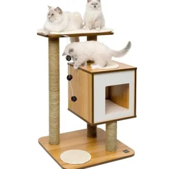 Vesper Furniture V Base Walnut Rascador para gatos