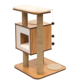 Vesper Furniture V Base Walnut Rascador para gatos