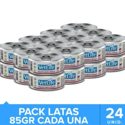 Vet Life Cat Gastro Intestinal Lata 85gr Pack 24 Unidades