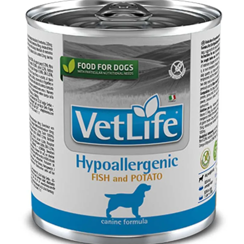 Vet Life Dog Hypoallergenic Fish Lata 300gr