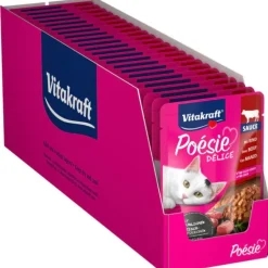 Vitakraft Cat Snack Poesi Delice Sabor Carne 85gr PACK 23 Unidades