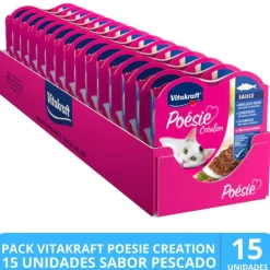 Vitakraft Poesie Creation Sabor Pescado 85gr PACK 15 Unidades