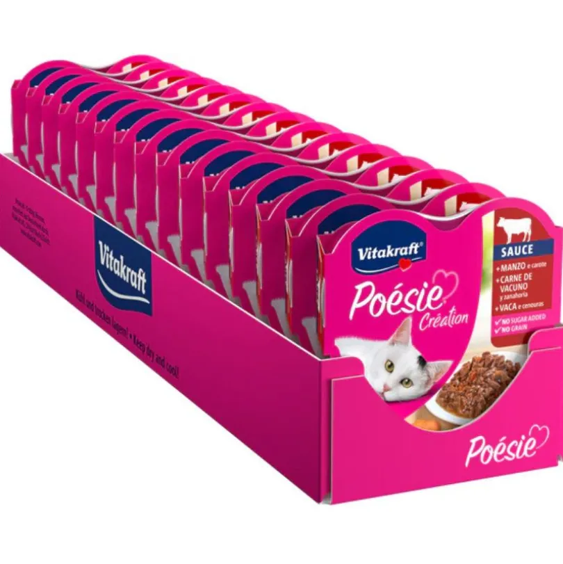 Vitakraft Poesie Creation Sabor Carne 85gr PACK 15 unidades
