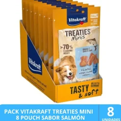 Vitakraft Treaties Mini sabor Salmón 48gr PACK 8 Unidades
