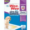 wee wee four paws insta-rise border pads 10 un