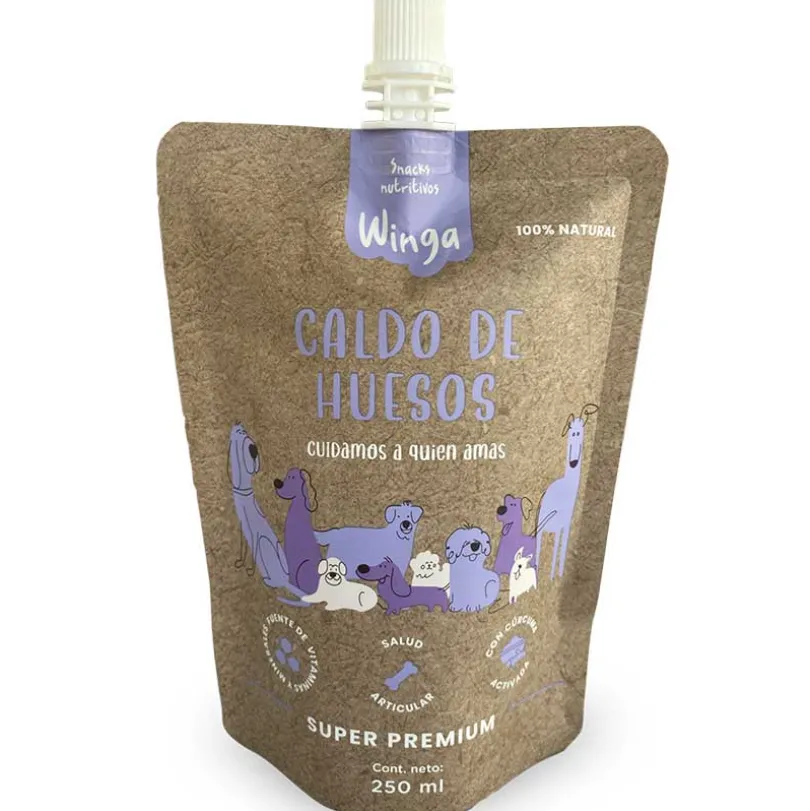 Winga Caldo de Huesos 250gr Snack para Perros